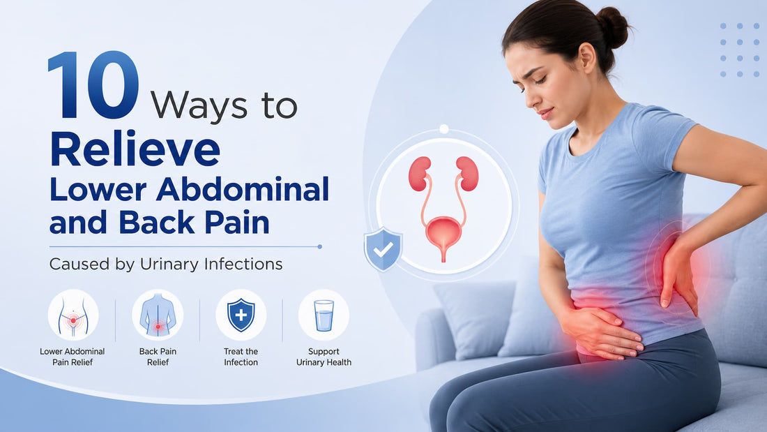 10 Ways to Relieve Lower Abdominal and Back Pain Caused by Urinary Infections